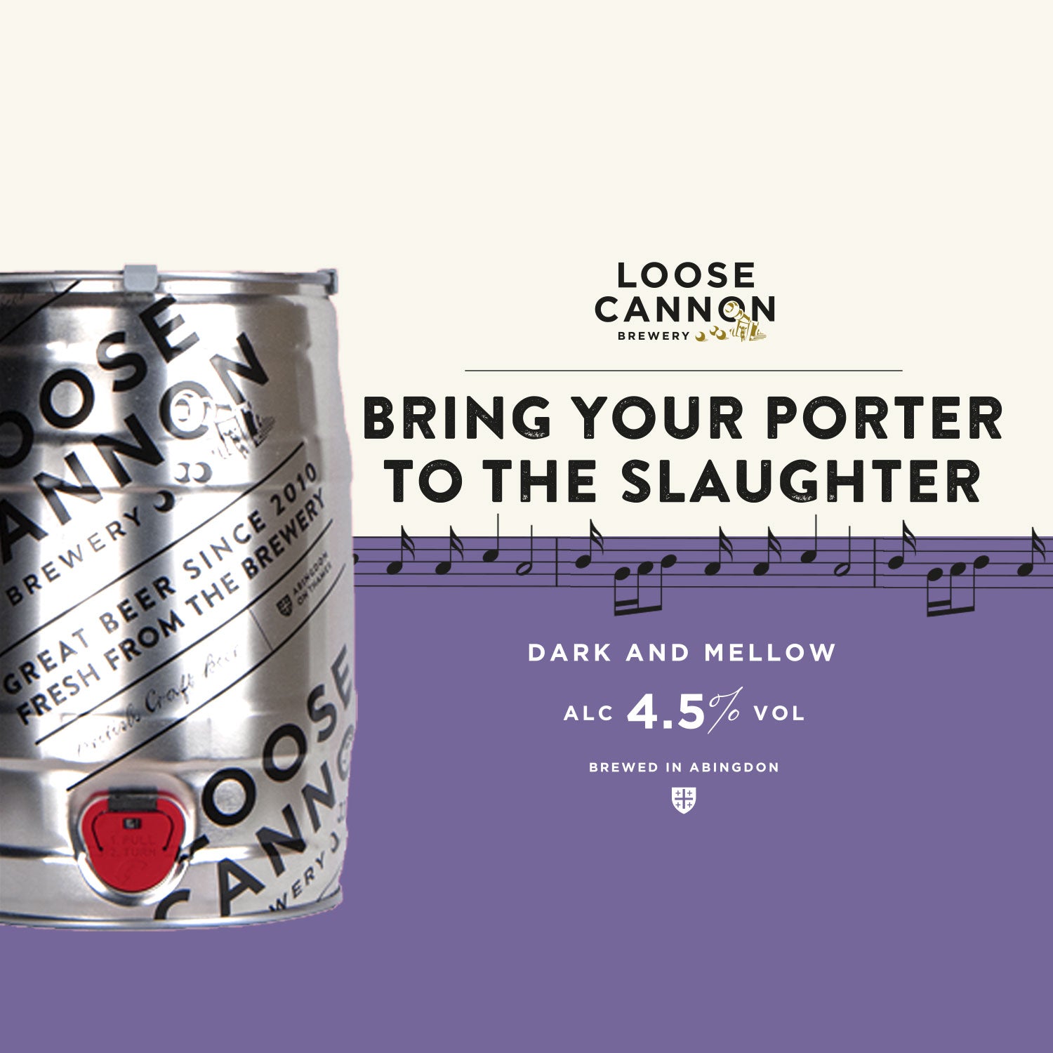 5 Litre Bring your Porter to the Slaughter Loose Cannon Brewery